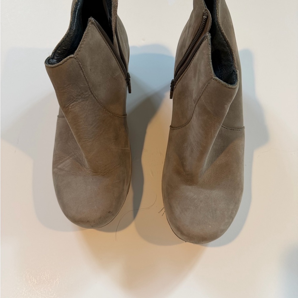 Dansko Taupe Ankle Boots